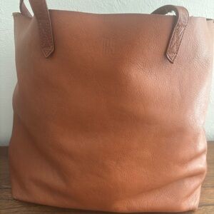 Madewell Brown Leather Tote Bag